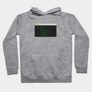 Eat Sleep Code Repeat Hoodie